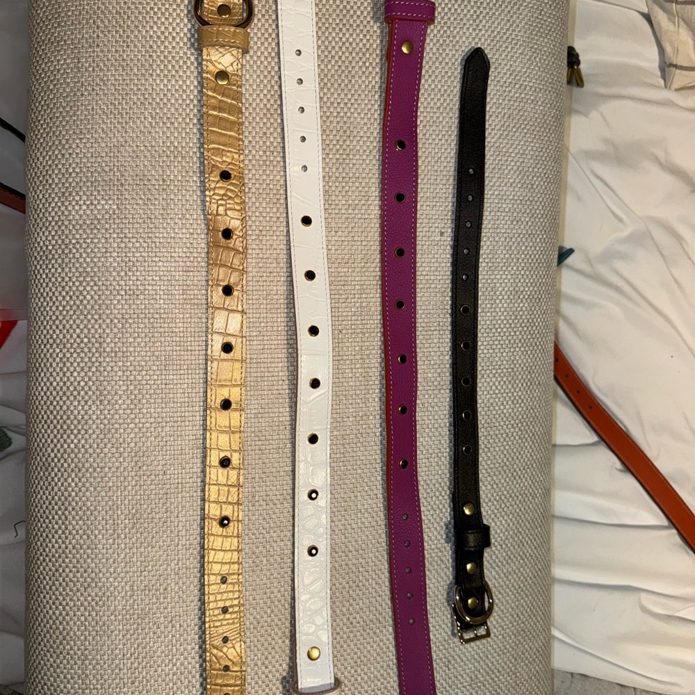 Pink Leather Belt Set - Picture 5 of 16